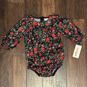 Cat & Jack Floral Kids Bodysuit - NWT